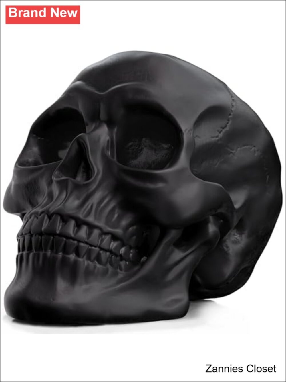 👻 Resin Skull Human Head Model Home Decor Halloween Statue Bookshelf Desktop